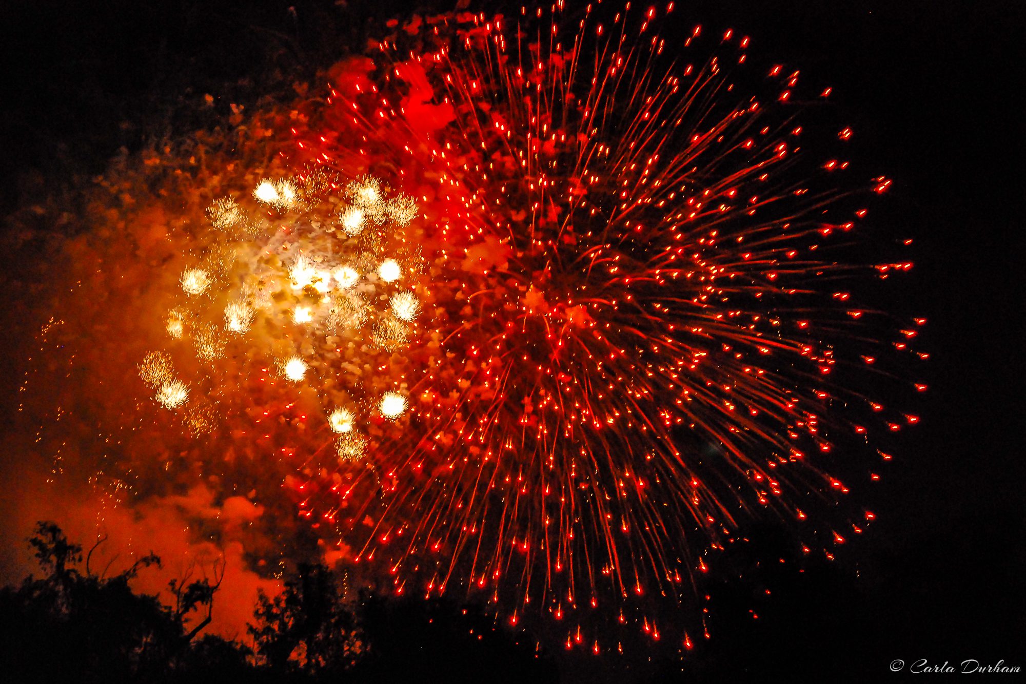 Fireworks in Washington on 4th of July